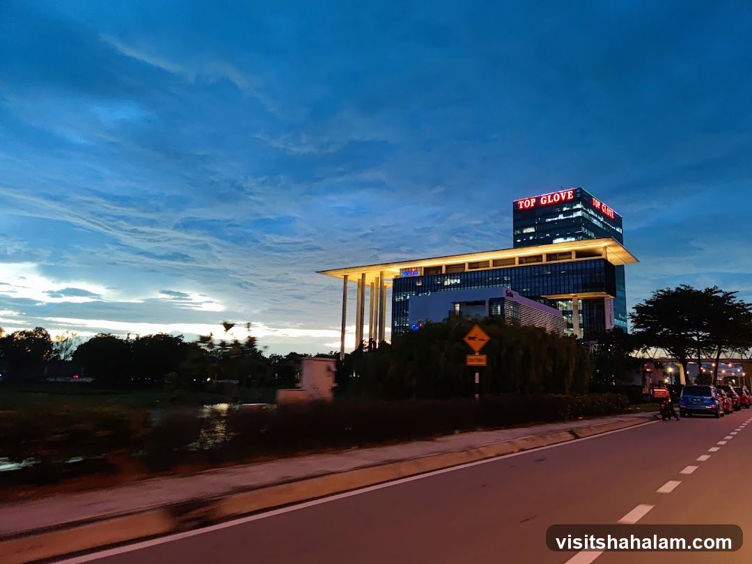 Top Glove Building at Dusk