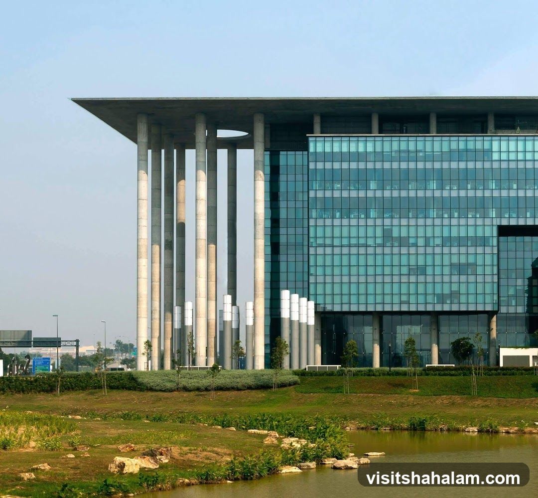 Modern Office Building with Colonnade