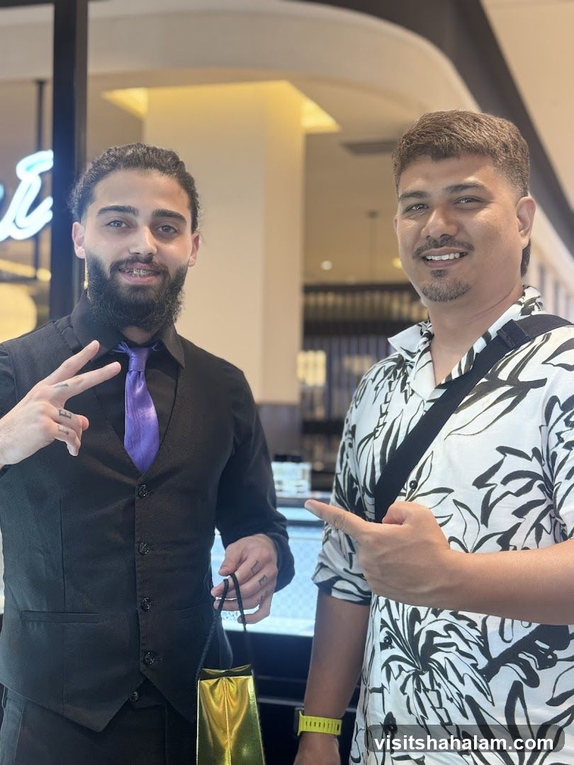 Two Men Posing for a Photo