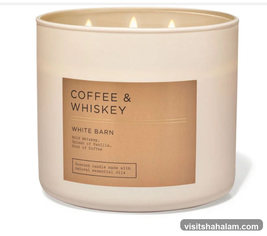 Coffee & Whiskey Scented Candle
