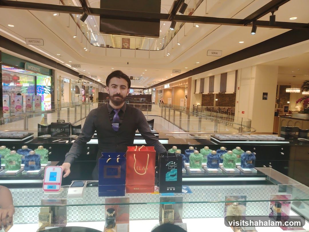 Salesperson at a Perfume Counter