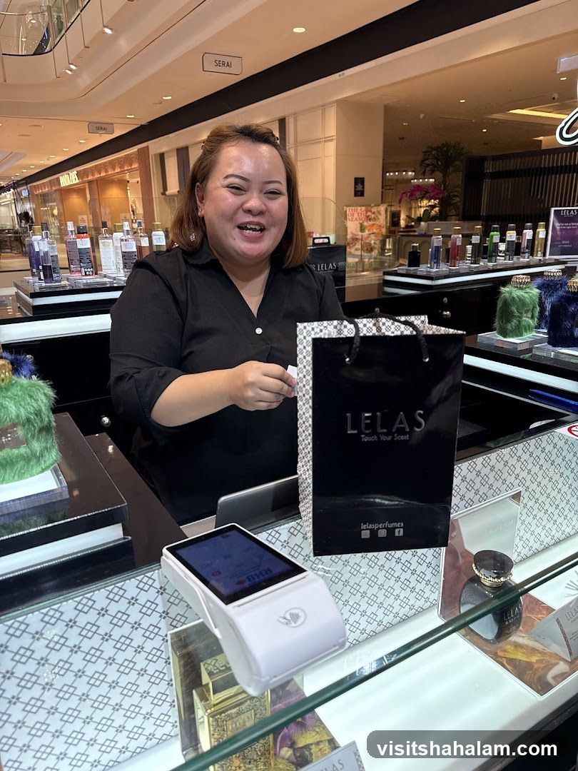Salesperson at a Perfume Counter