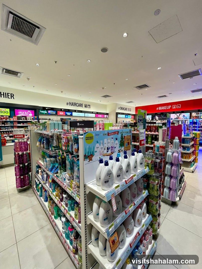 Health and Beauty Store Aisles