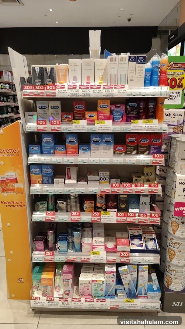 Condom and Health Product Display