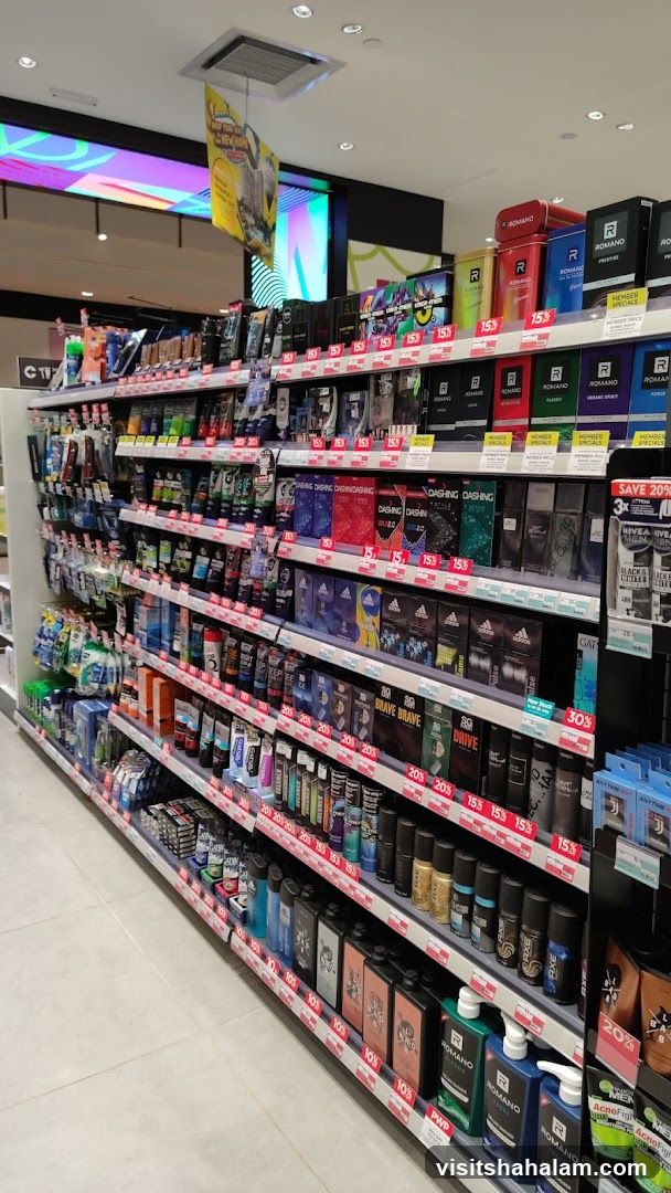 Men's Grooming Products Display
