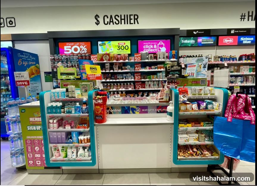 Watsons Cashier Area