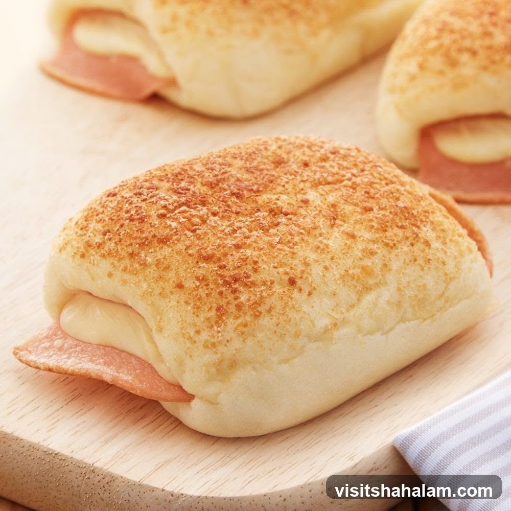 Ham and Cheese Bread Rolls