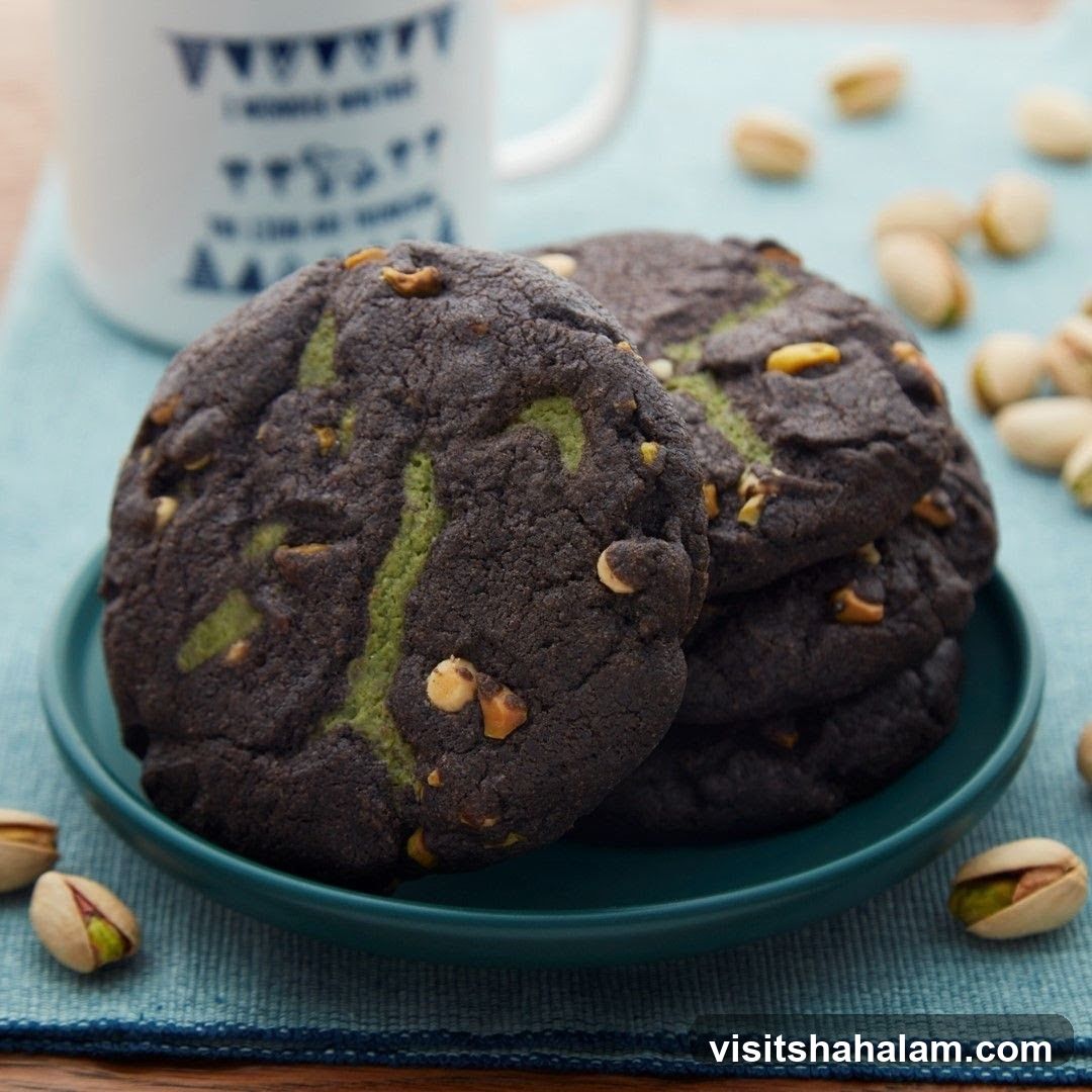 Chocolate Pistachio Cookies