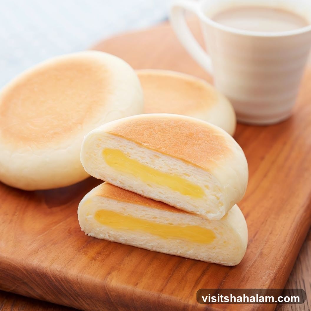 Cream-filled Buns with Coffee