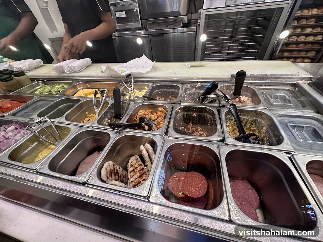 Sandwich Ingredients Display