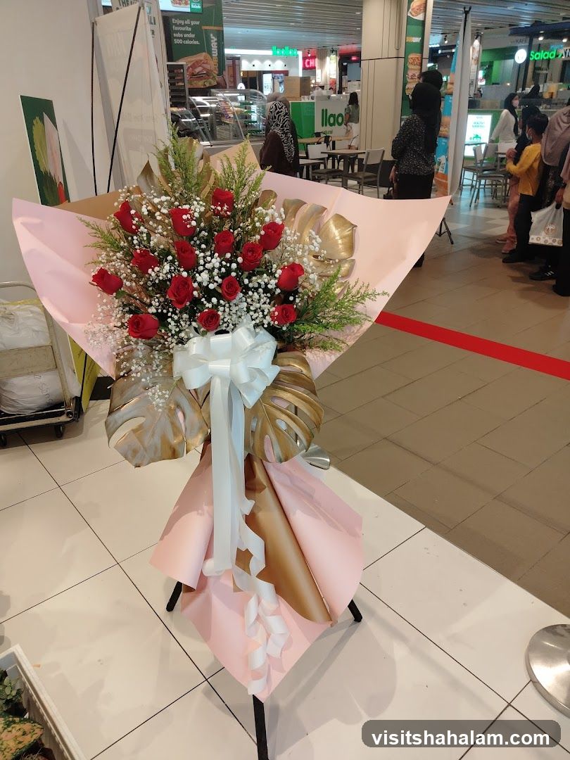 Flower Arrangement in Mall