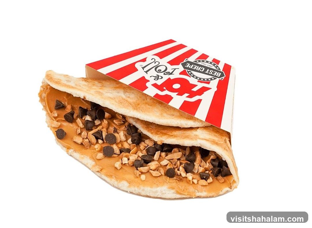 Peanut Butter and Chocolate Crepe