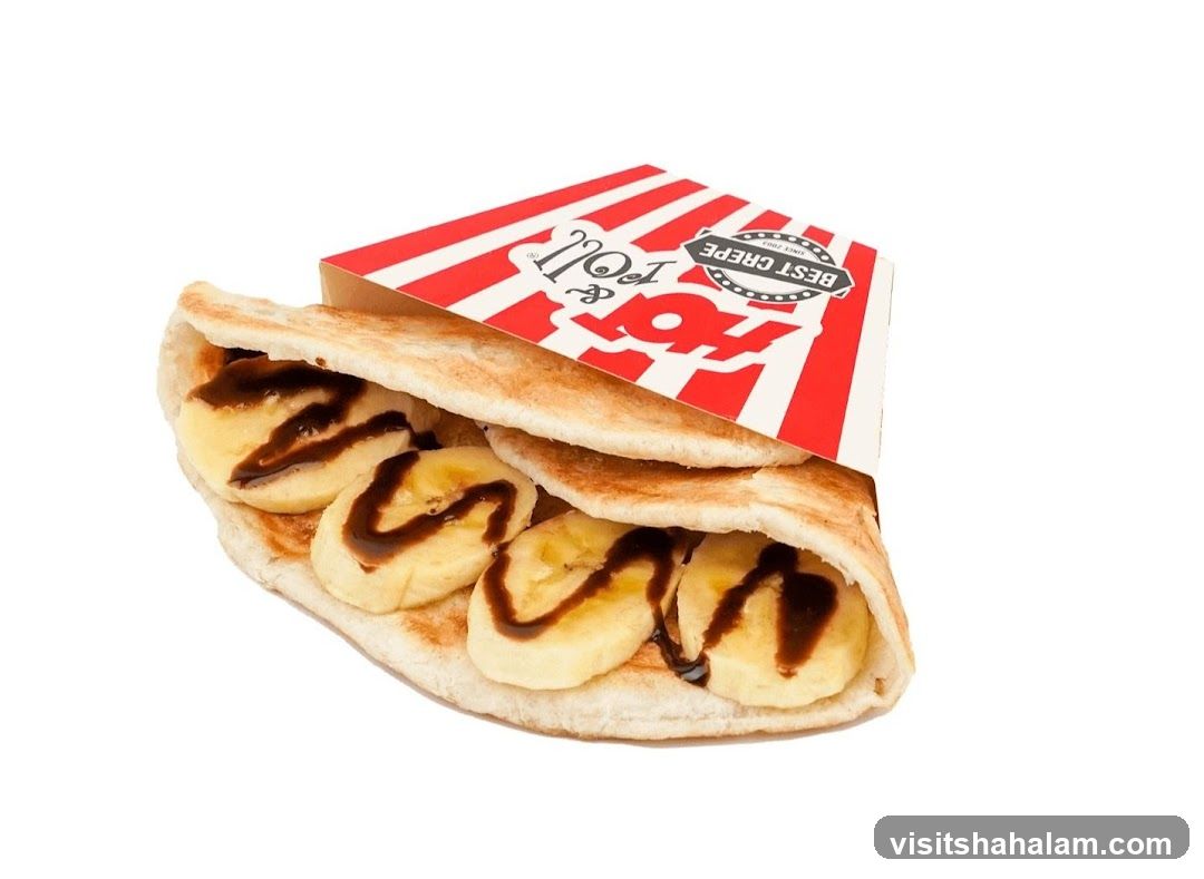 Banana and Chocolate Crepe