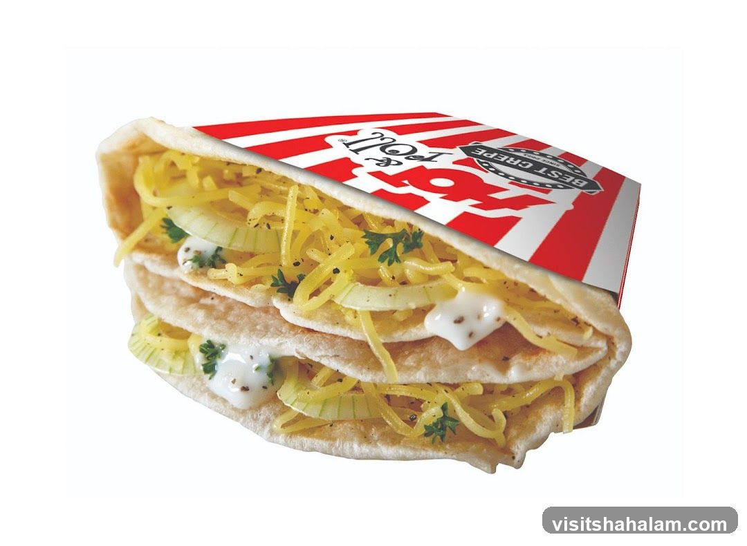Crepe with Cheese and Onions