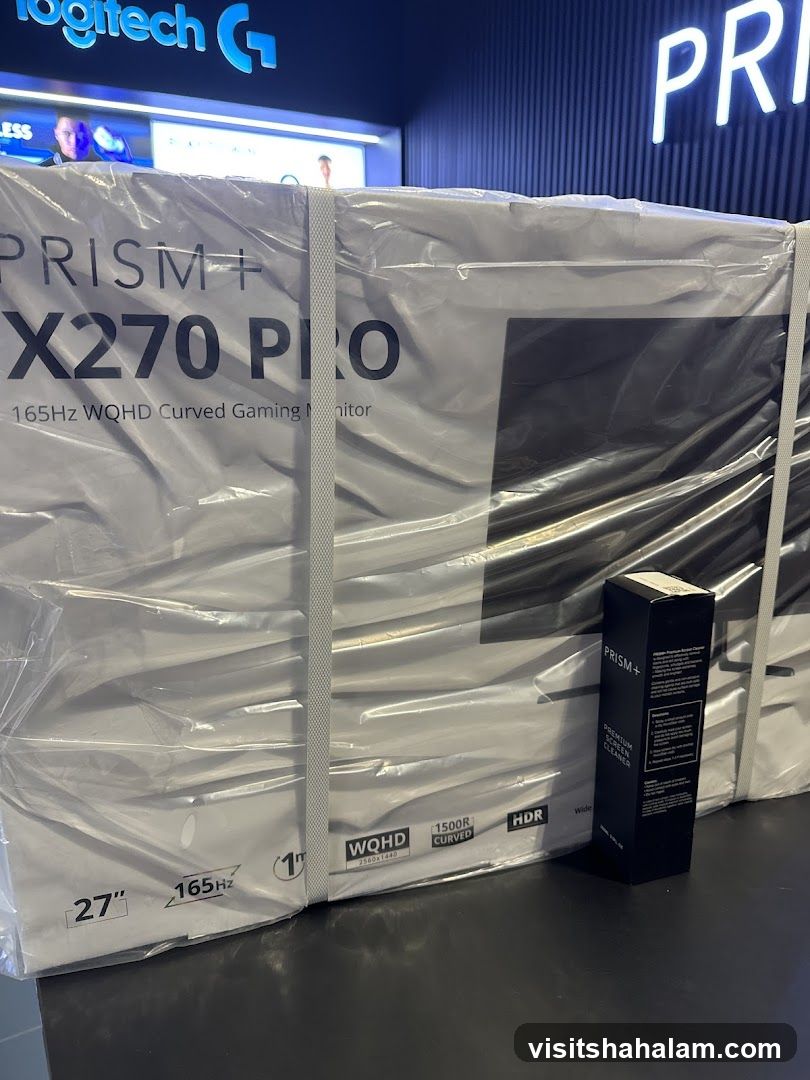 PRISM+ X270 PRO Gaming Monitor Box
