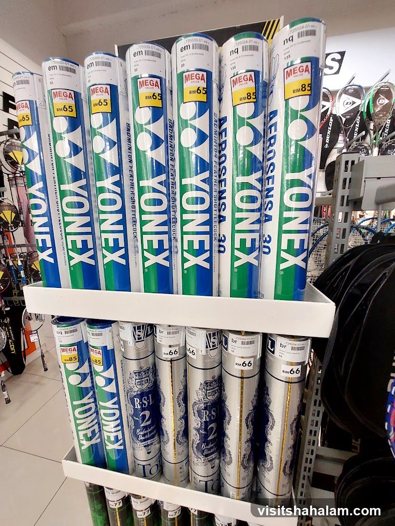 Badminton Shuttlecocks Display