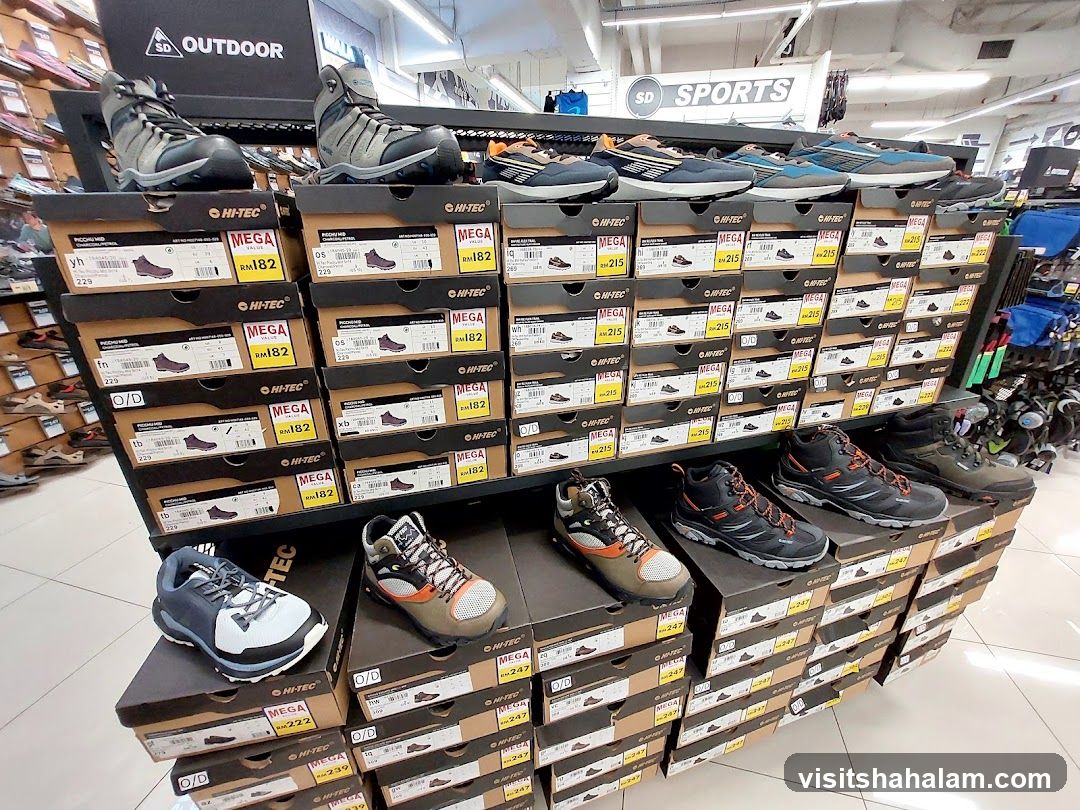 Outdoor Footwear Display