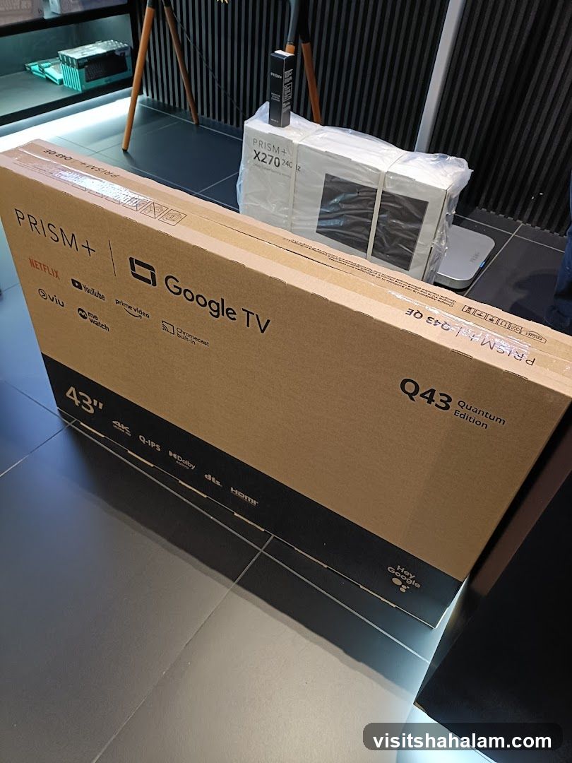 Televisions in packaging
