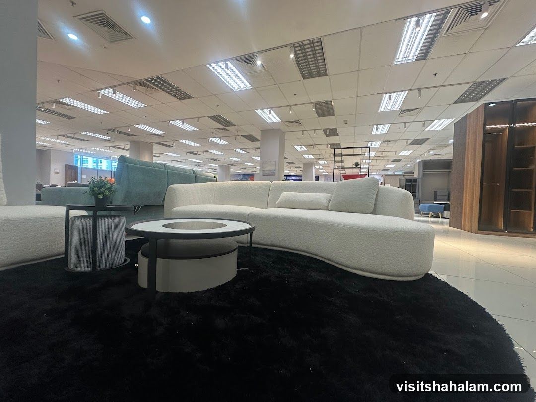 Modern Living Room Display