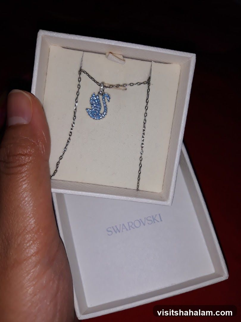 Swarovski Swan Necklace