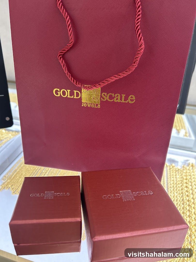 Gold Scale Jewels Packaging