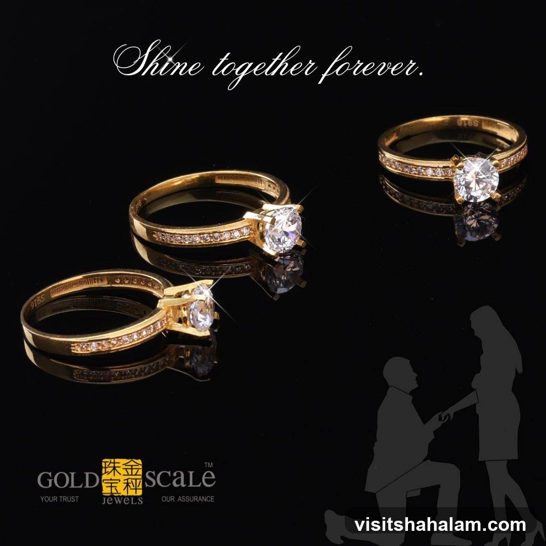 Gold Scale Jewelry Advertisement