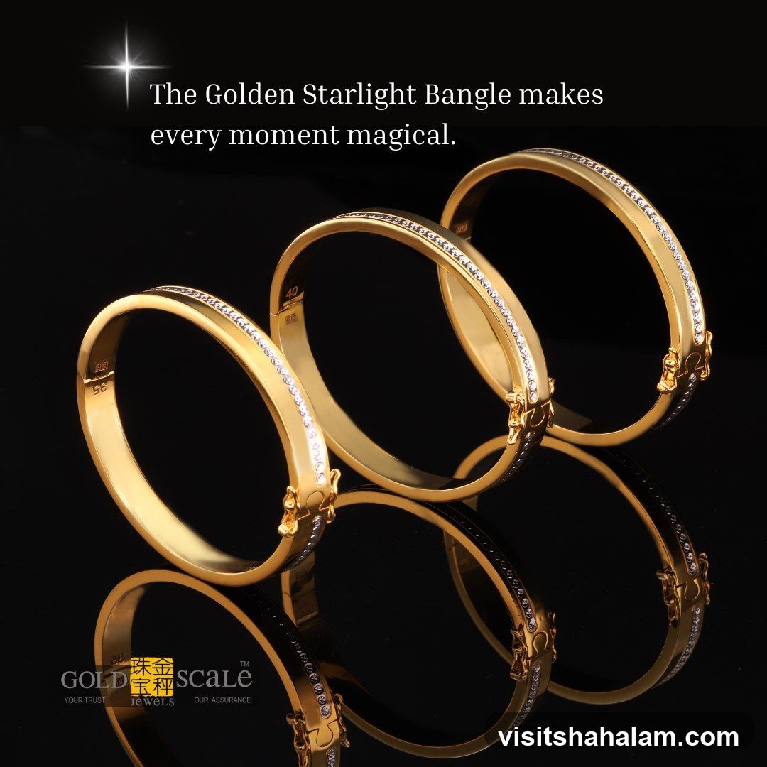 Golden Starlight Bangle