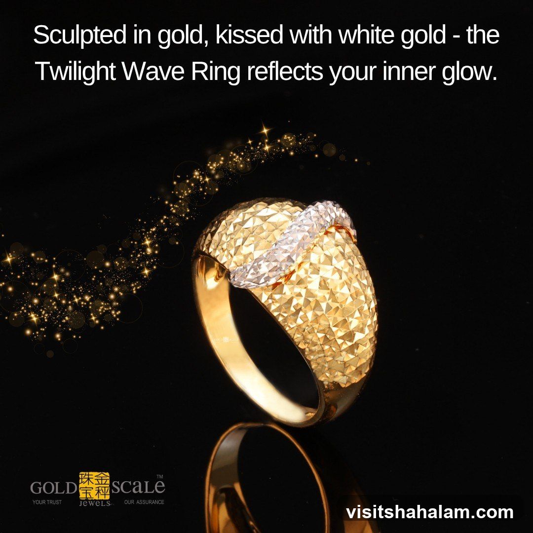 Gold and White Gold Ring