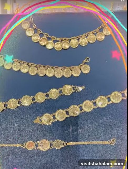 Gold Coin Jewelry Display