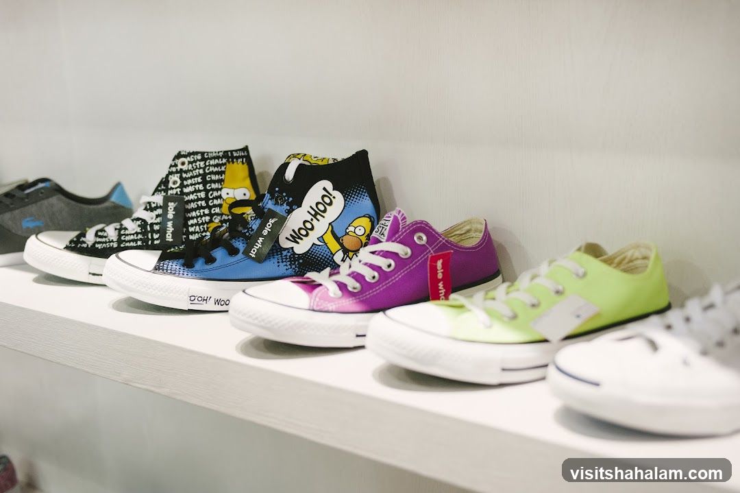 Assorted Sneakers on Display