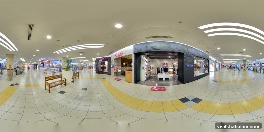 Mall Interior with Shops