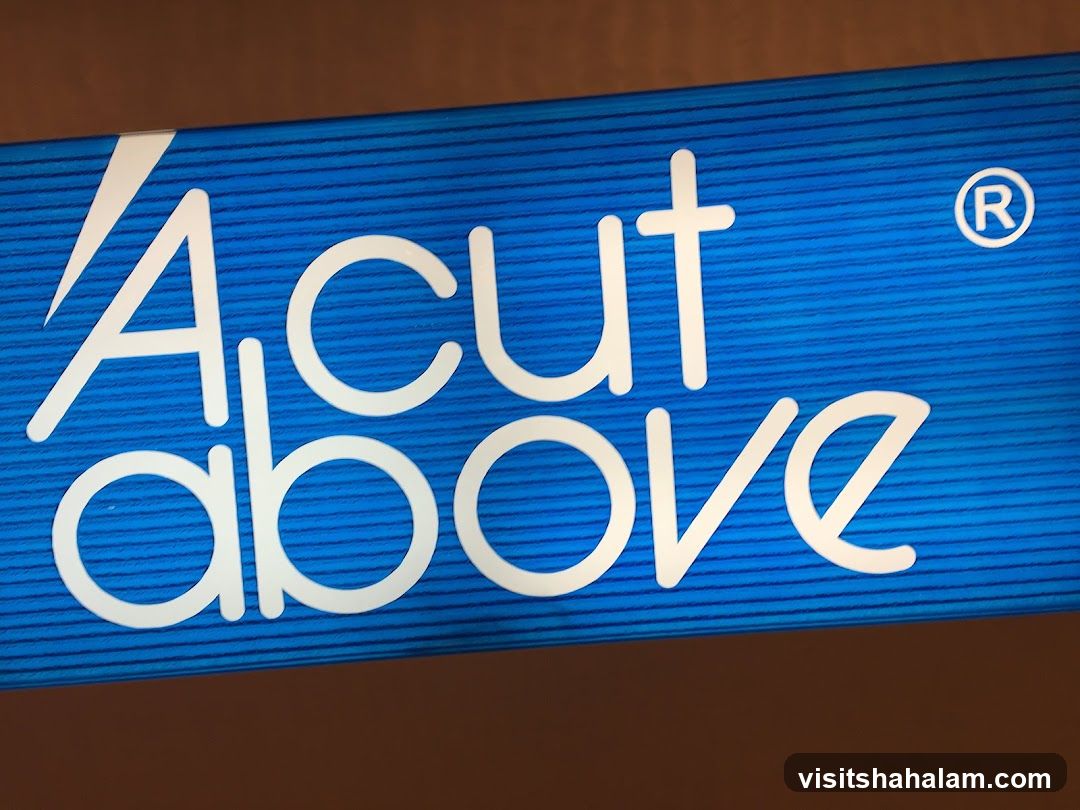 A Cut Above Sign