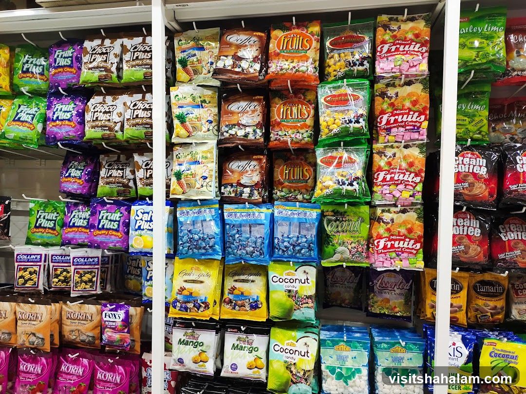 Assorted Candies and Coffee Packets