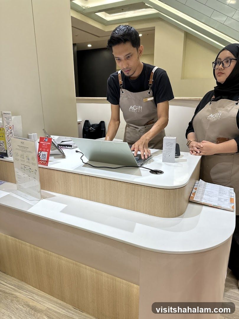 Staff at Counter