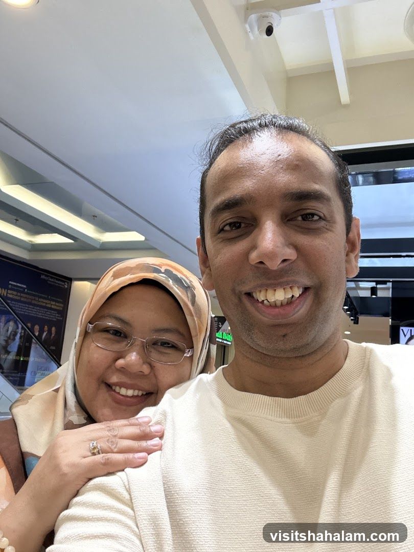 Couple taking a selfie