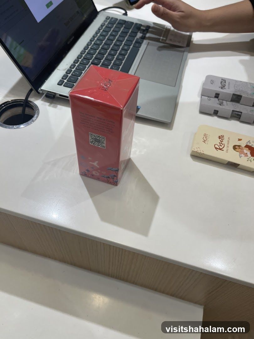 Product Packaging on a Counter