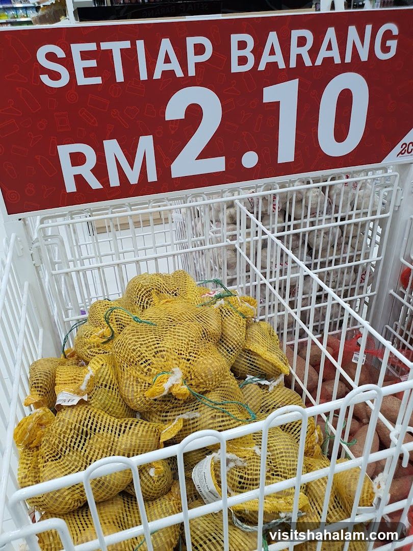 Promotional Sign for Items at RM 2.10