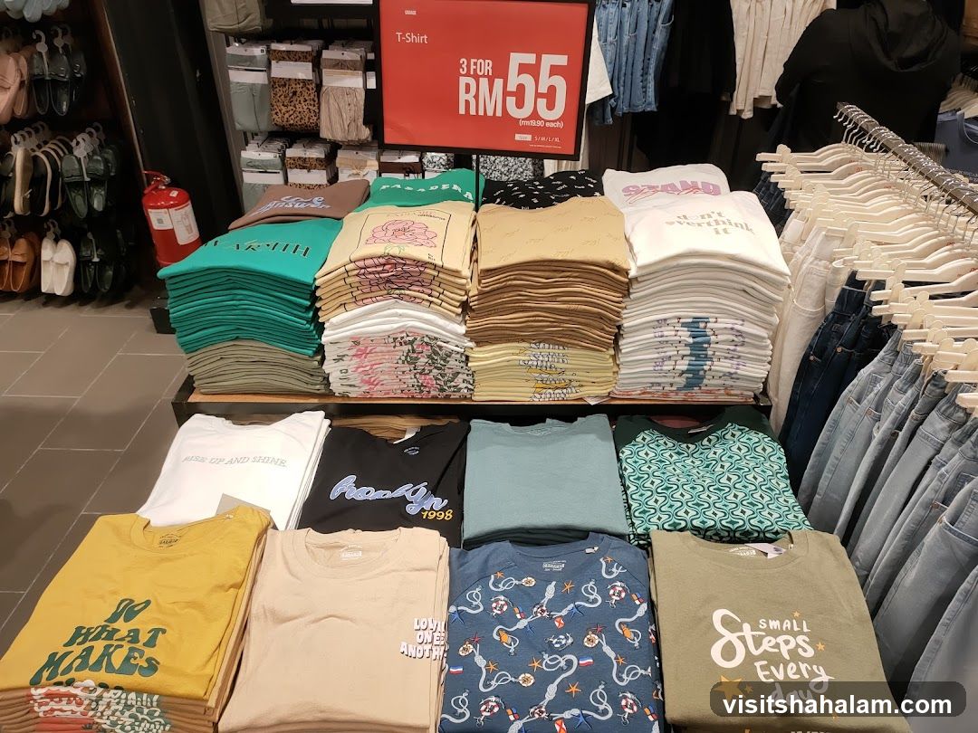 T-Shirts on Display