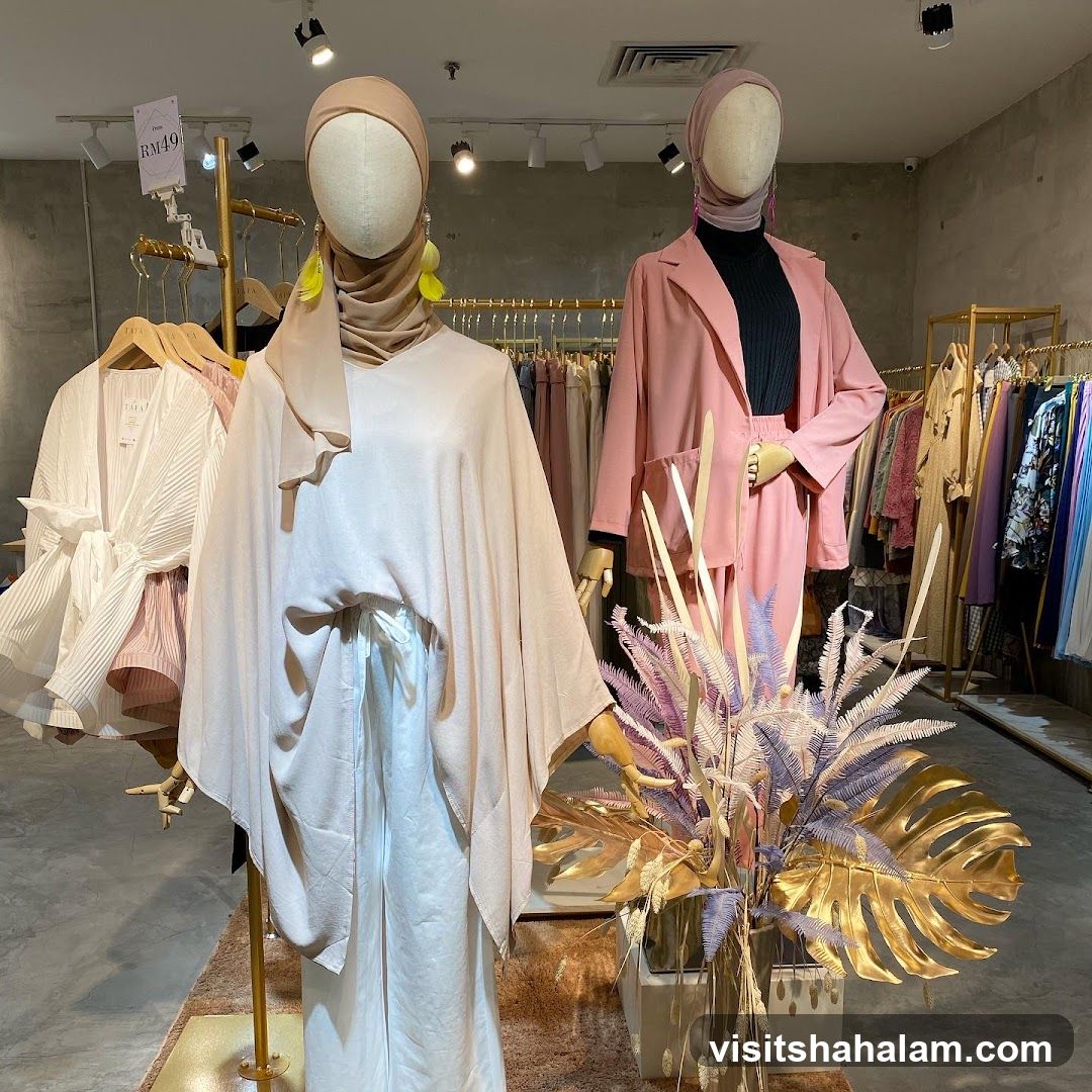 Mannequins in a clothing store