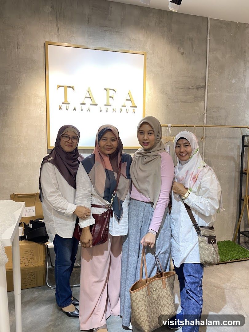Four Women Posing in a Store