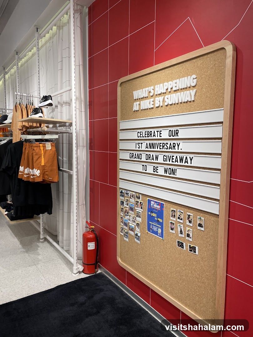 Nike Store Announcement Board