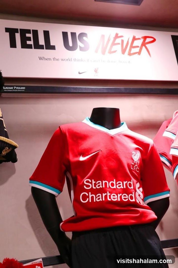 Liverpool Jersey Display