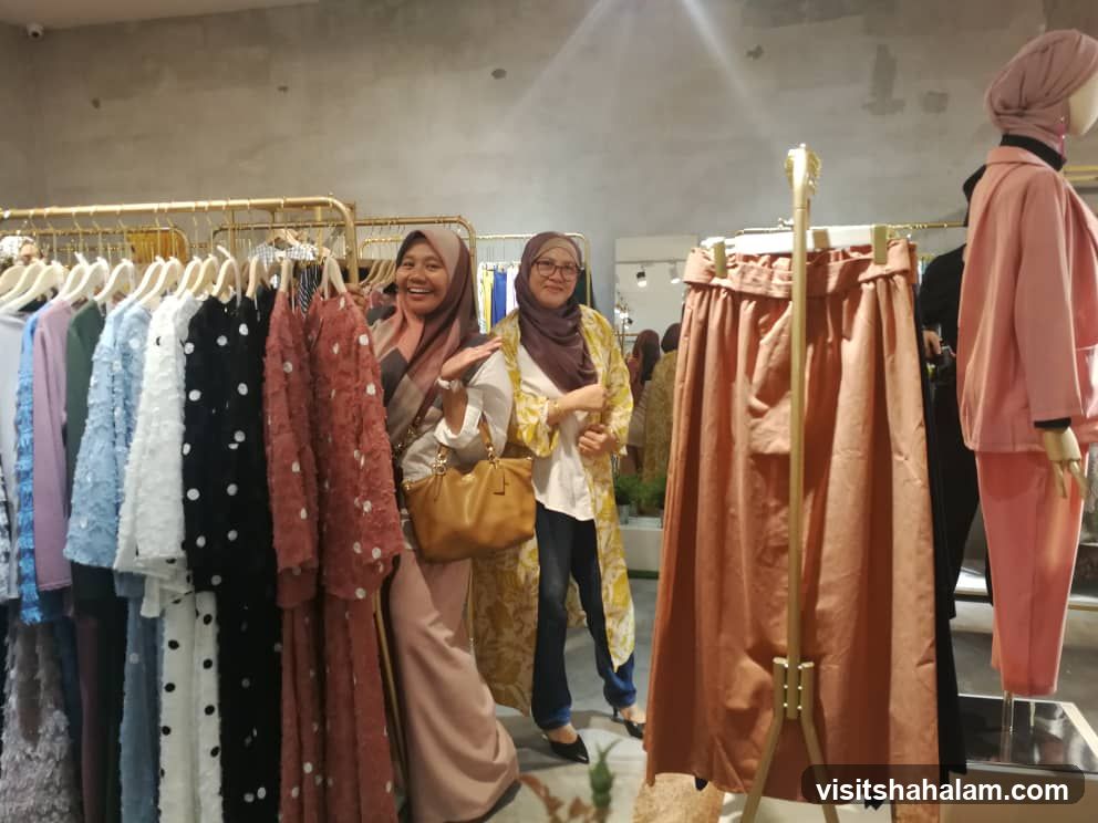 Women browsing clothing in a boutique