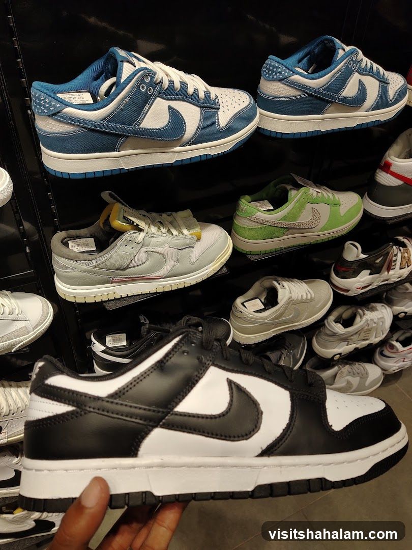 Assortment of Nike Dunk Sneakers