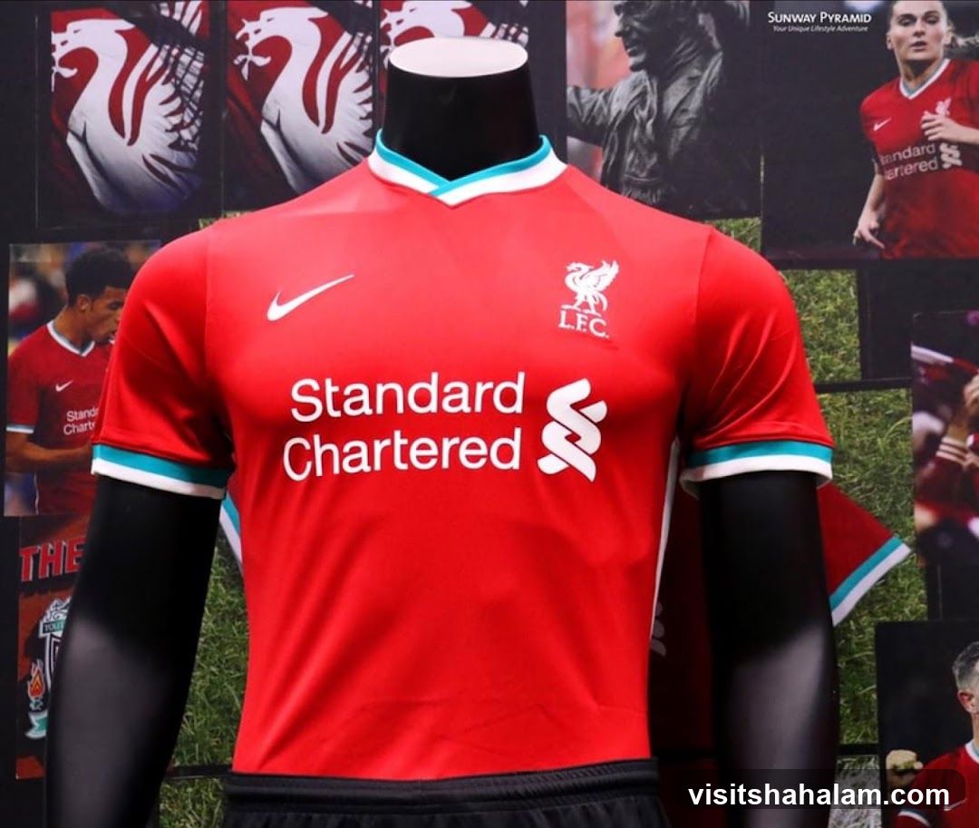 Liverpool Football Club Jersey Display