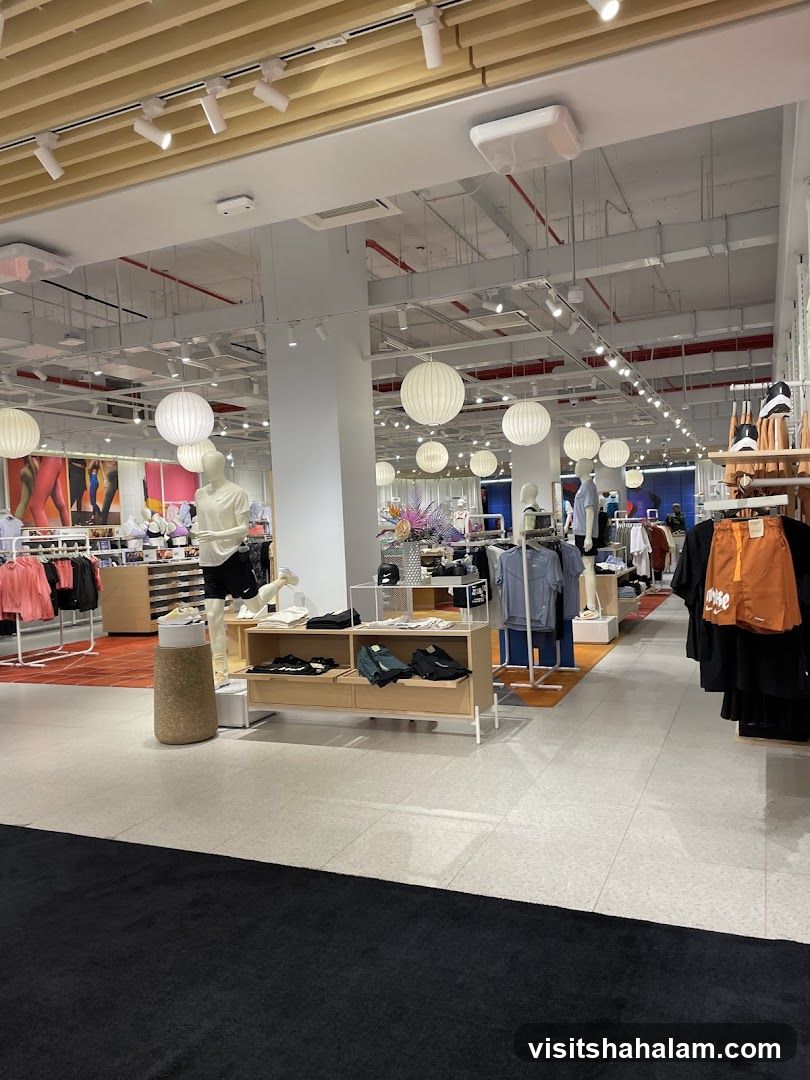 Clothing store interior