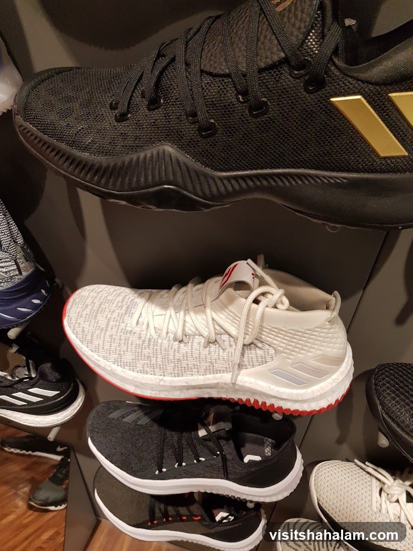 Athletic Shoes Display