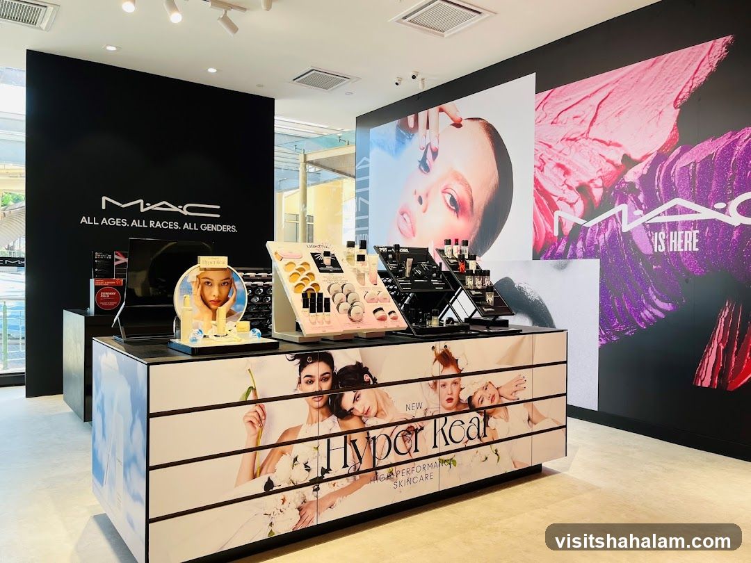 MAC Cosmetics Display