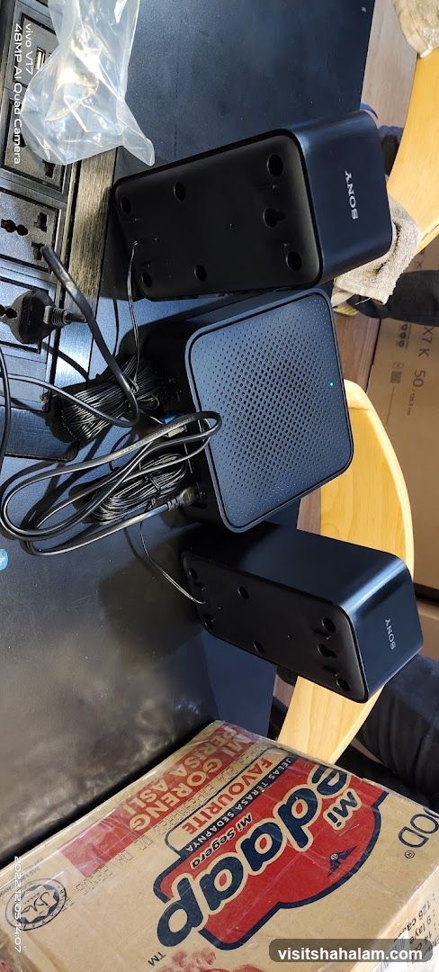 Sony Speakers and Instant Noodles