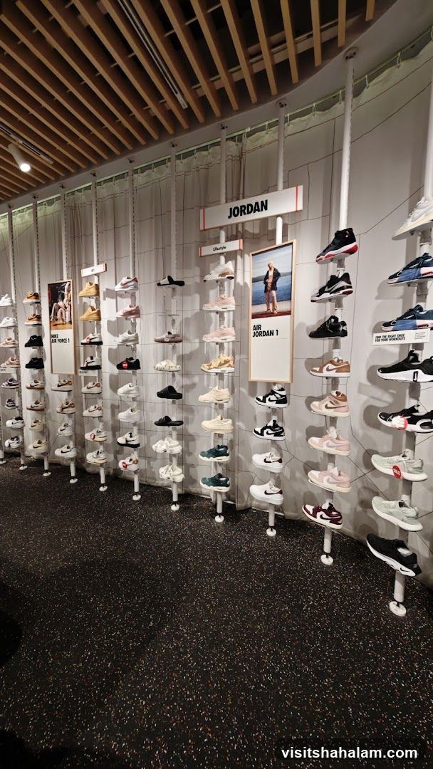 Jordan and Nike Shoe Display